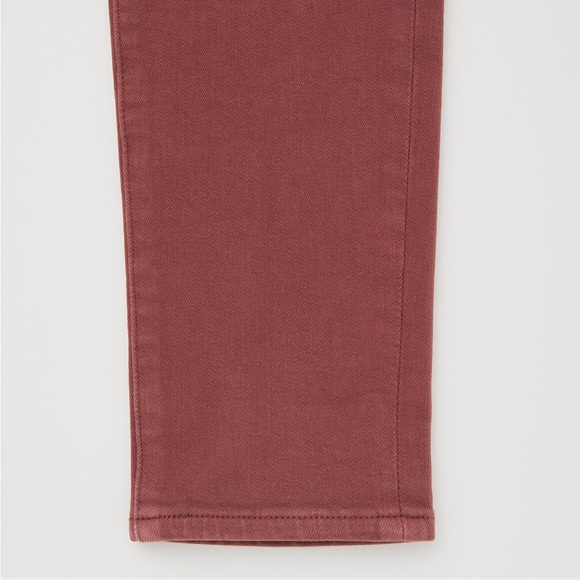 Uniqlo Tapered Ankle Jeans Maroon Size 8 / 30” EUC - Picture 6 of 10